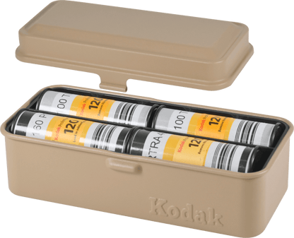 Kodak Film Case 120/135 (large) beige - FilmFrenzy